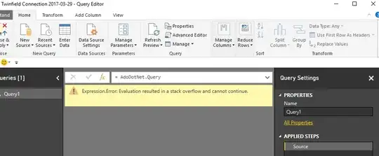 Power BI stack overflow Error