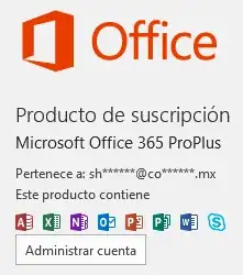 My office suscription