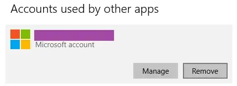 Remove Microsoft account