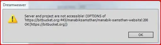 Dreamweaver Error Message