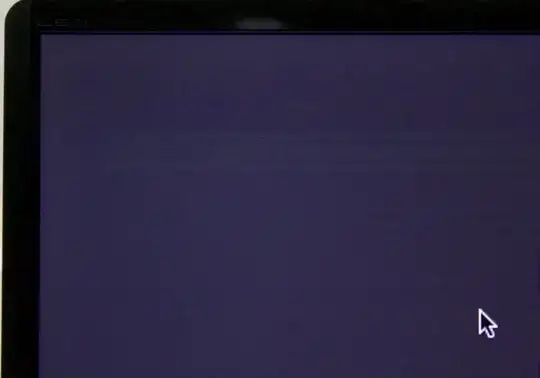 Photo of burn-in marks