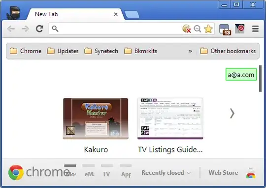 Screenshot of default look of NTP
