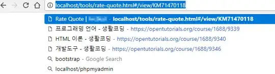 Address bar suggestions