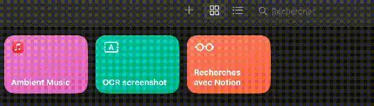GIF showing that right click on a shortcut freeze the app