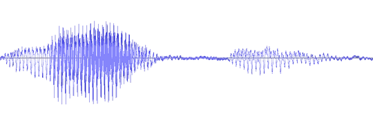 Sample audio waveform