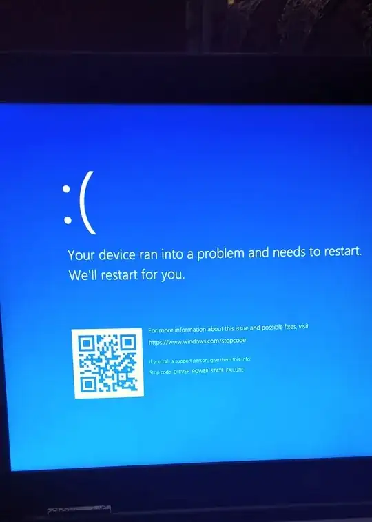 blue screen error