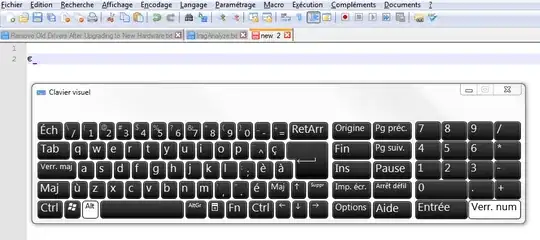 screen capture : alt code 0128 in Notepad++