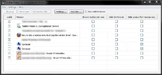 Taskbar Helper Settings
