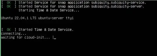 Waiting forever cloud-init