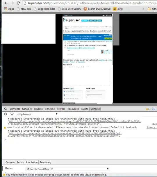 Chrome sample emulate session