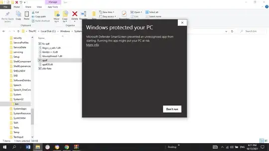 Screenshot saying, "Windows protected your PC.")