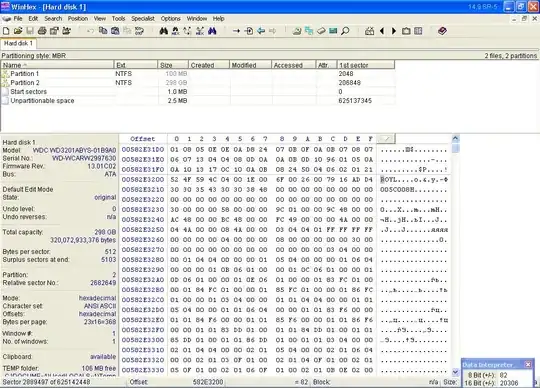Wrong sector content written by HDD Regenerator