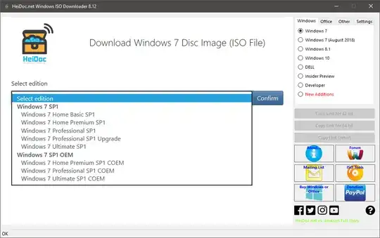HeiDoc utility edition selection