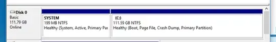 SSD partition