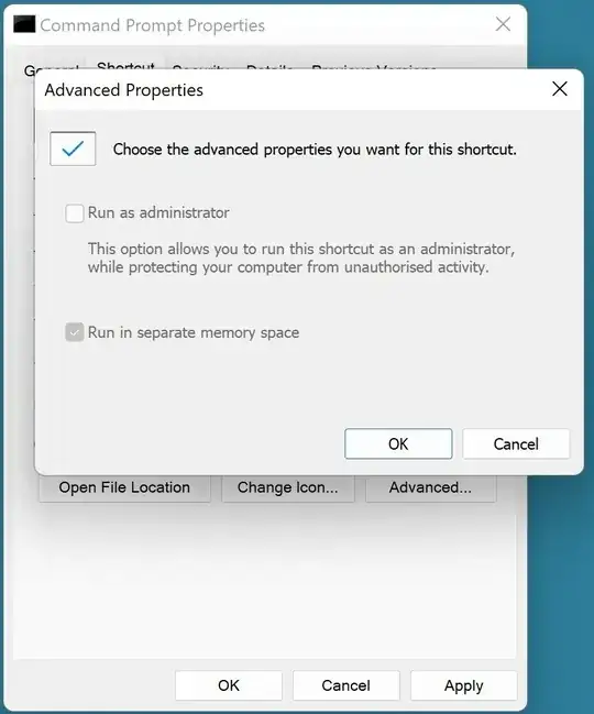 Can't click this (with any effect)
