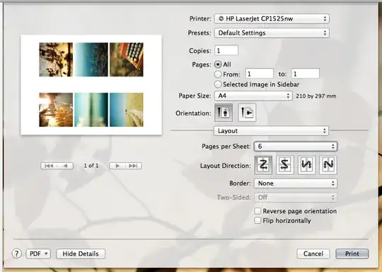 Print dialog screenshot