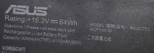 ASUS B41N1411 battery pack