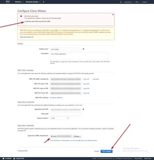 This image has been cropped; click to see the full, original image Certificate size exceeds limit error