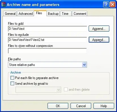 winrar file exclusion