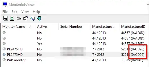 Screenshot with 0xCD26 values highlighted