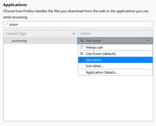 firefox applications action