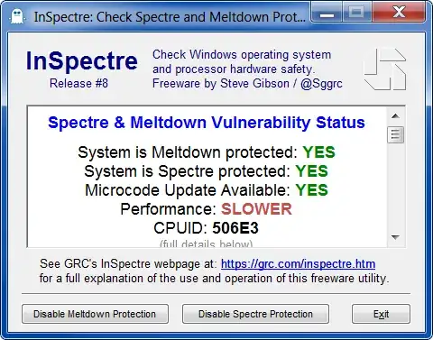 InSpectre screenshot