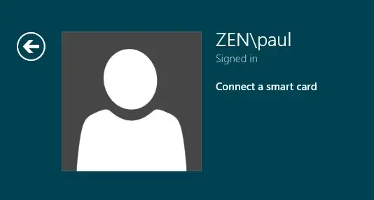 Windows 8 RDP Smart Card prompt