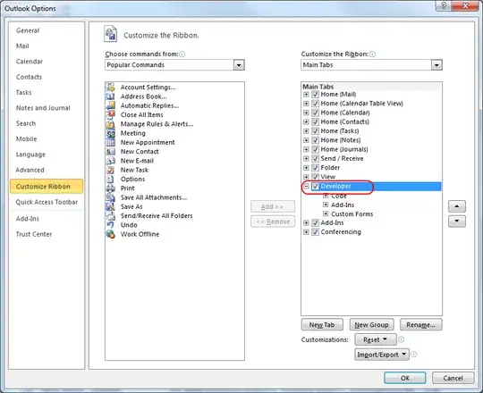 click Customize Ribbon