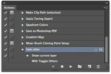 Actions panel in PS CS6