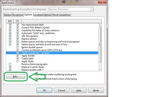 LibreOffice Writer AutoCorrect Options 2