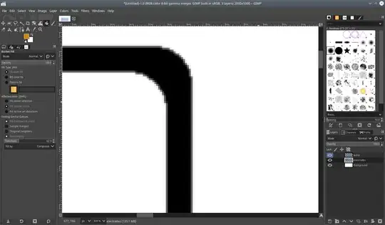 original, unfilled shape