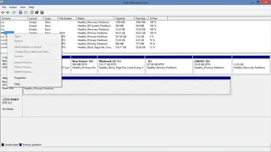 Options grayed out on right-clicking the USB disk