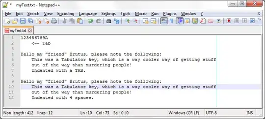 Notepad++ screenshot