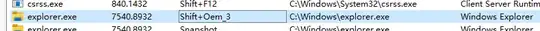 explorer.exe has registered Shift+Oem3