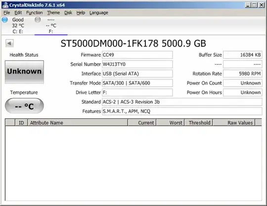Screenshot of smart data