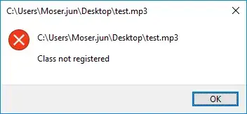 Class not registered