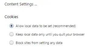 Allow local data to be set