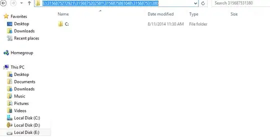 screenshot of the parent folder