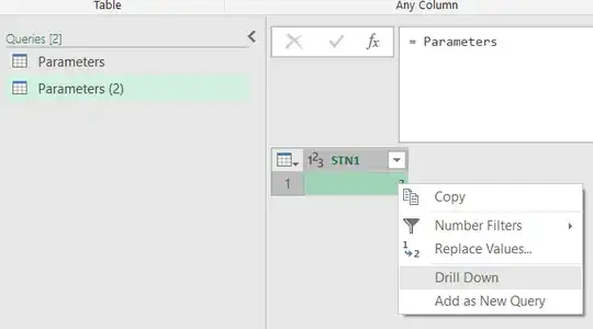 Drilling down to a specific value