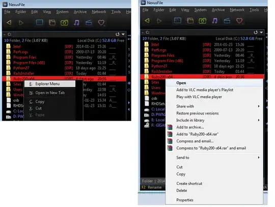 Nexus File Manager with Explorer right-click context menu