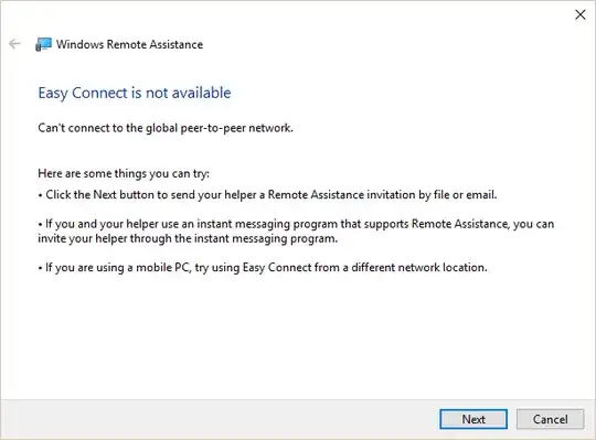 Easy Connect is not available
