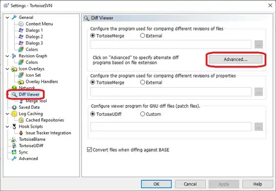 TortoiseSVN Settings Dialog