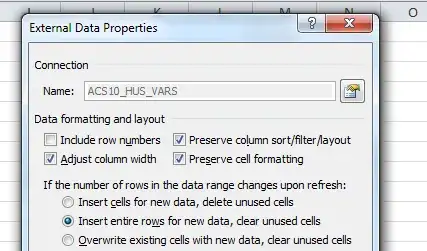connection properties