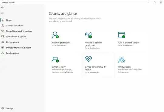 Virus & Thread Protection