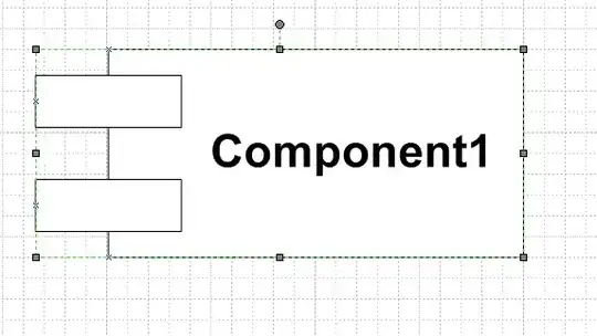 Component Shape in UML Visio