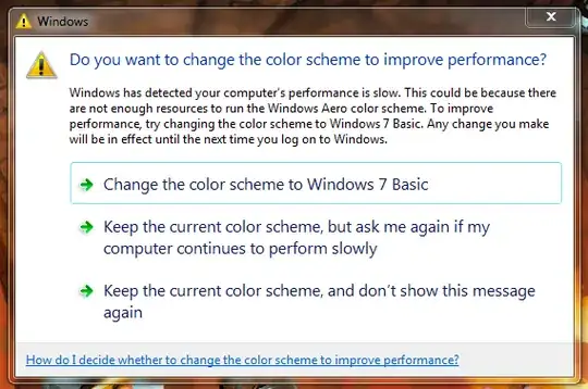 Do you want to change the color scheme to improve performance?