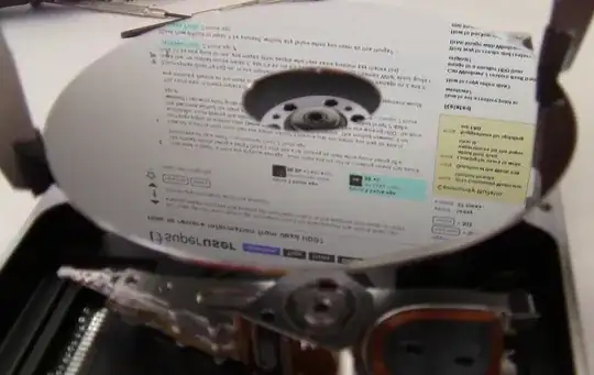 Remove platter by holding edges using rubber edged tool.