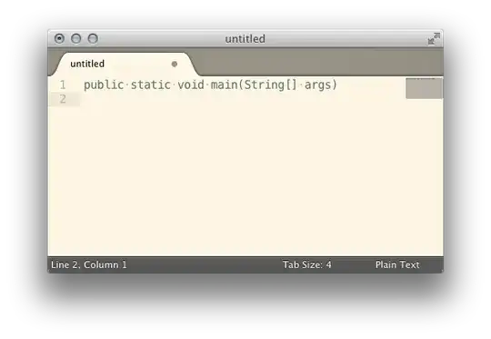Plain Text syntax highlighting screenshot