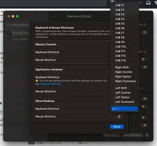Show desktop keyboard shortcut