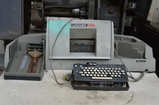 view full size UNIVAC 1710 Verifying Interpreting Punch